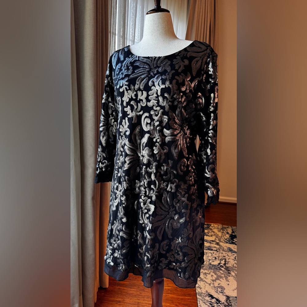 Sequined Cocktail Dress